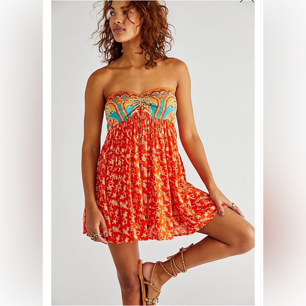 NWOT - Free People Elowen Tube Romper